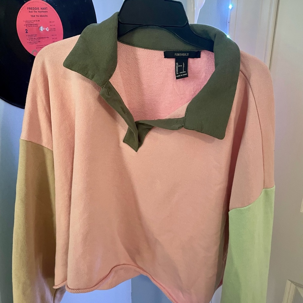 forever 21 colorful sweatshirt